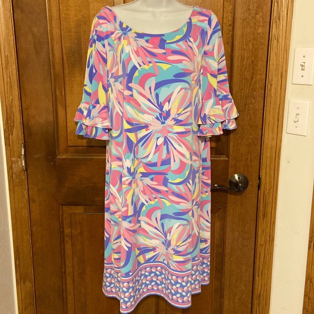 Pappagallo Pastel Floral Maxi Dress in Pink, Blue, Lavender